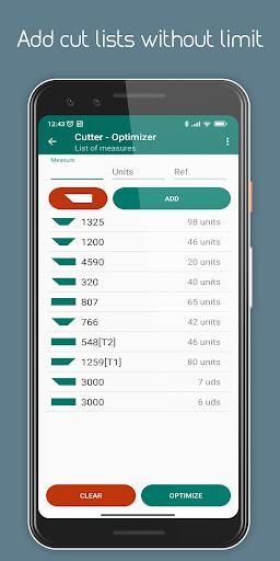 Cutter - Cutting optimizer Screenshot1