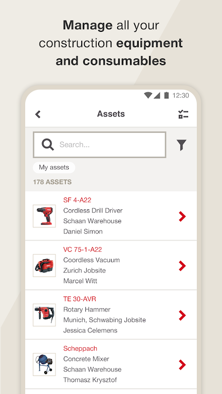 Hilti ONTrack 3 Screenshot3