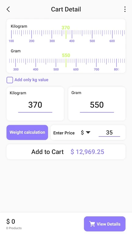 Digital scale to weight grams Screenshot1