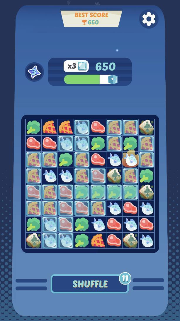 Freeze Match: Food Puzzle Screenshot1