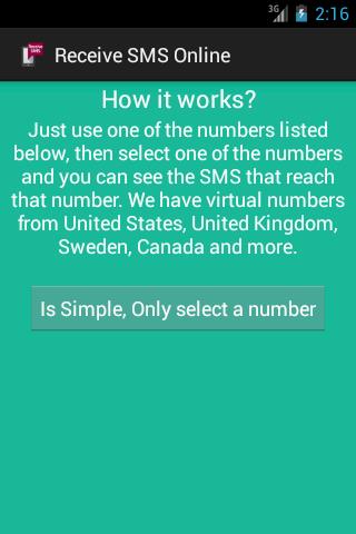 Receive SMS Online Screenshot4