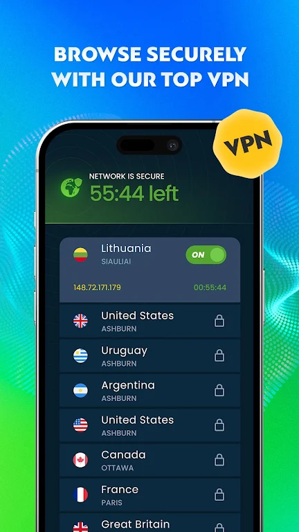 Mix VPN - safe & secure Screenshot2