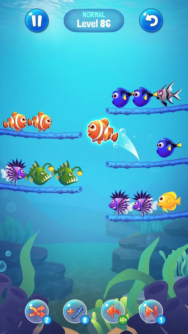 Fish Sort Puzzle - Color Fish Screenshot1