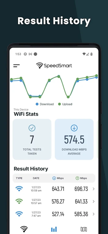 Speed Test SpeedSmart WiFi 5G Screenshot3