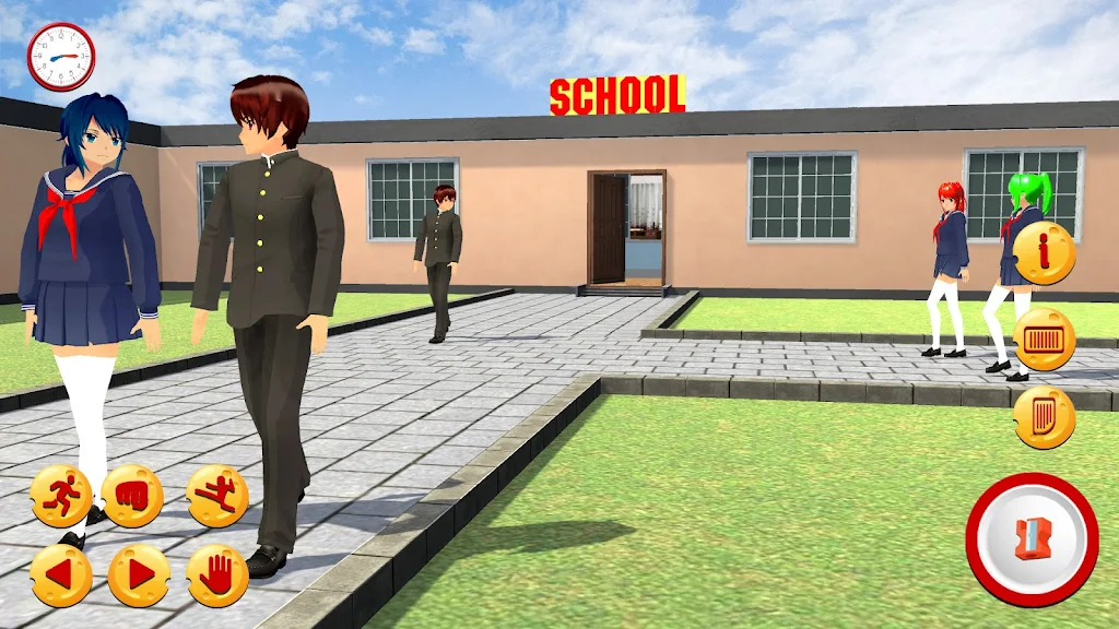 Anime High School Girl 3D Game Screenshot3