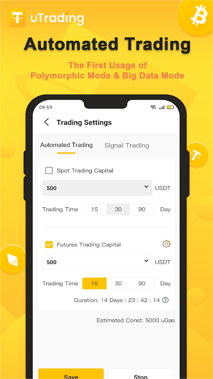 uTrading - AI auto trading bot Screenshot2