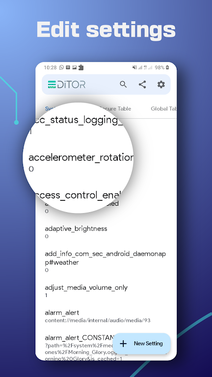 SetEdit: Settings Editor Screenshot4