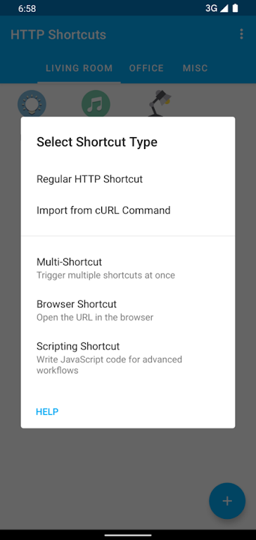 HTTP Request Shortcuts Screenshot2