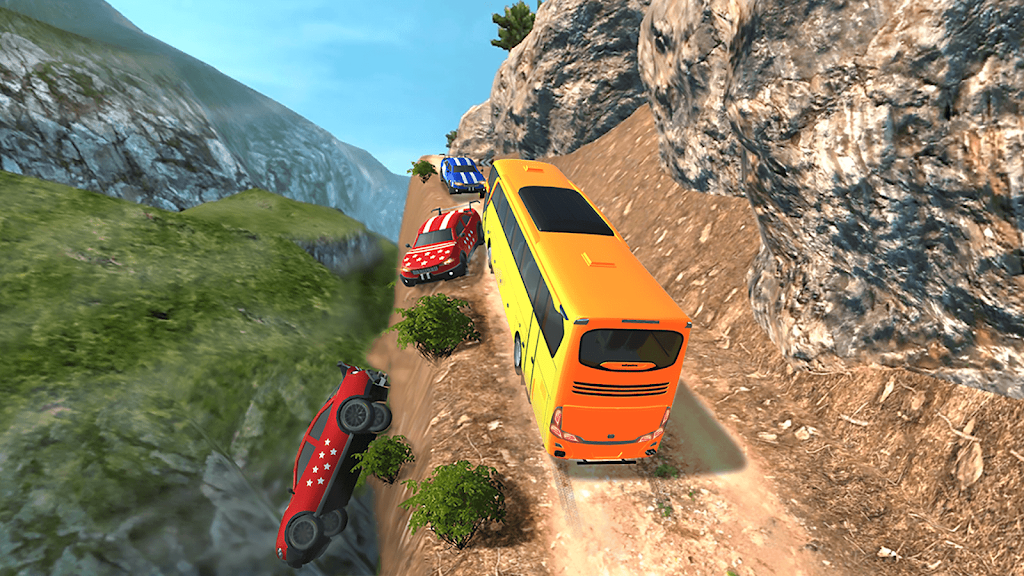 Risky Roads Bus Driver Offroad Screenshot1