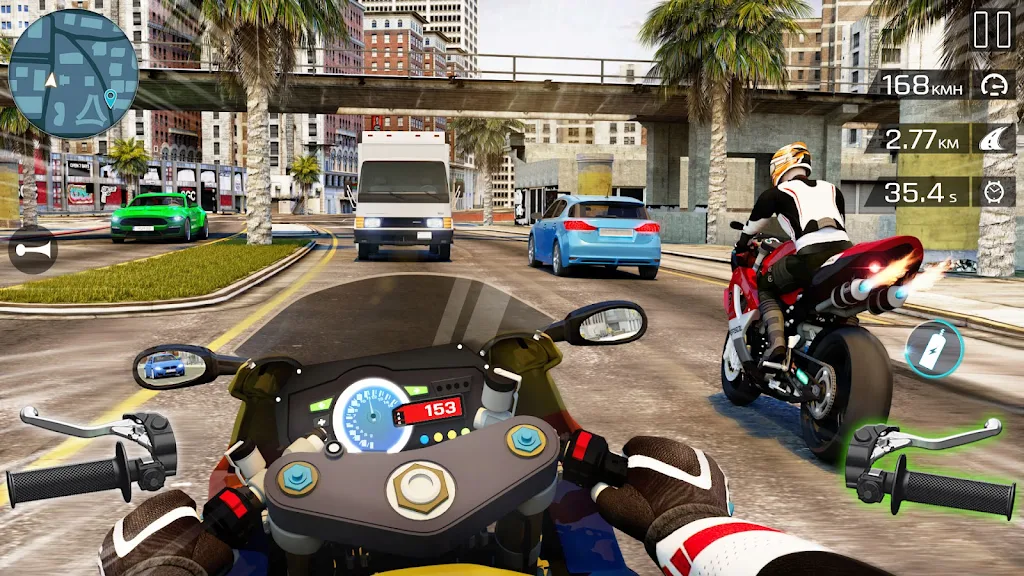 Highway Bike Riding Simulator Screenshot1