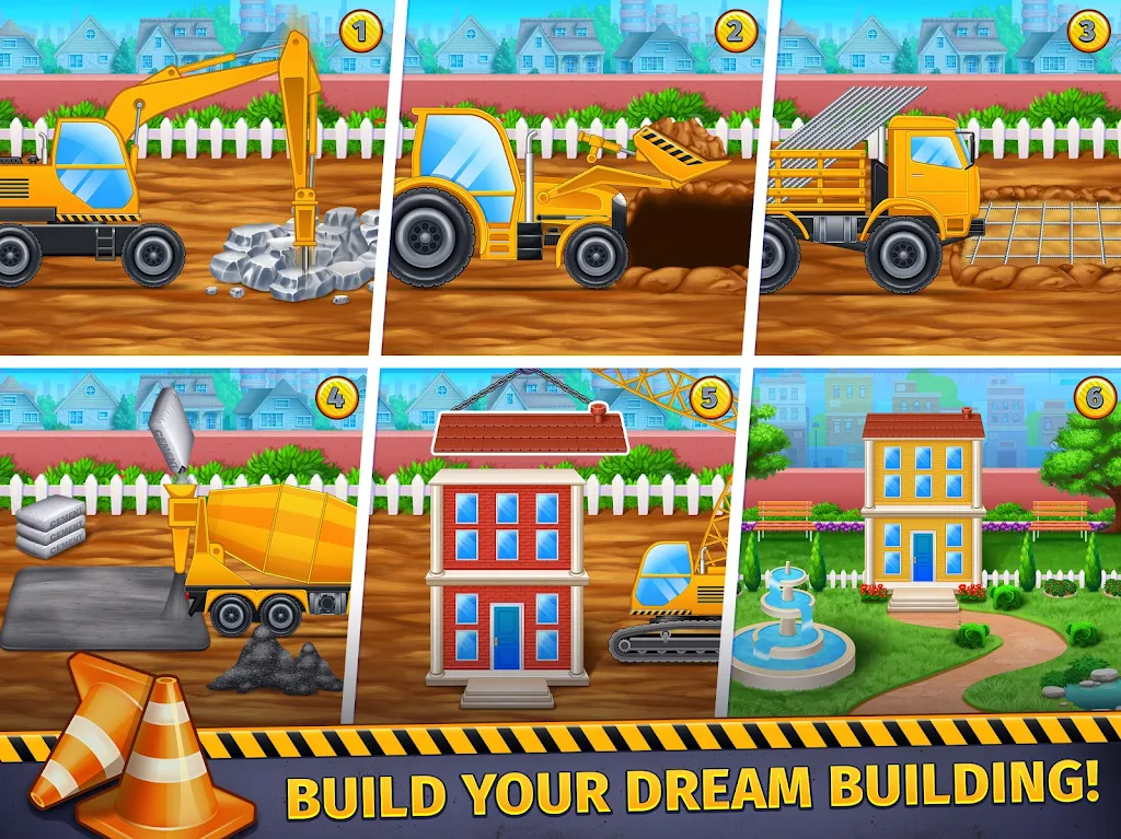 Build house - Truck wash games Screenshot1