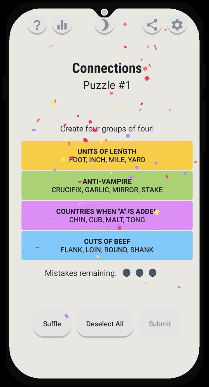 Connections: Group words Screenshot3