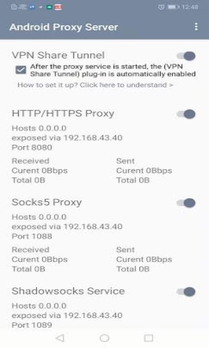 VPN Share Tunnel(Plug-in) Screenshot2