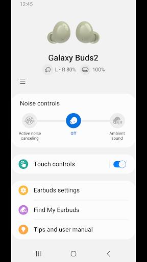 Galaxy Buds2 Manager Screenshot1