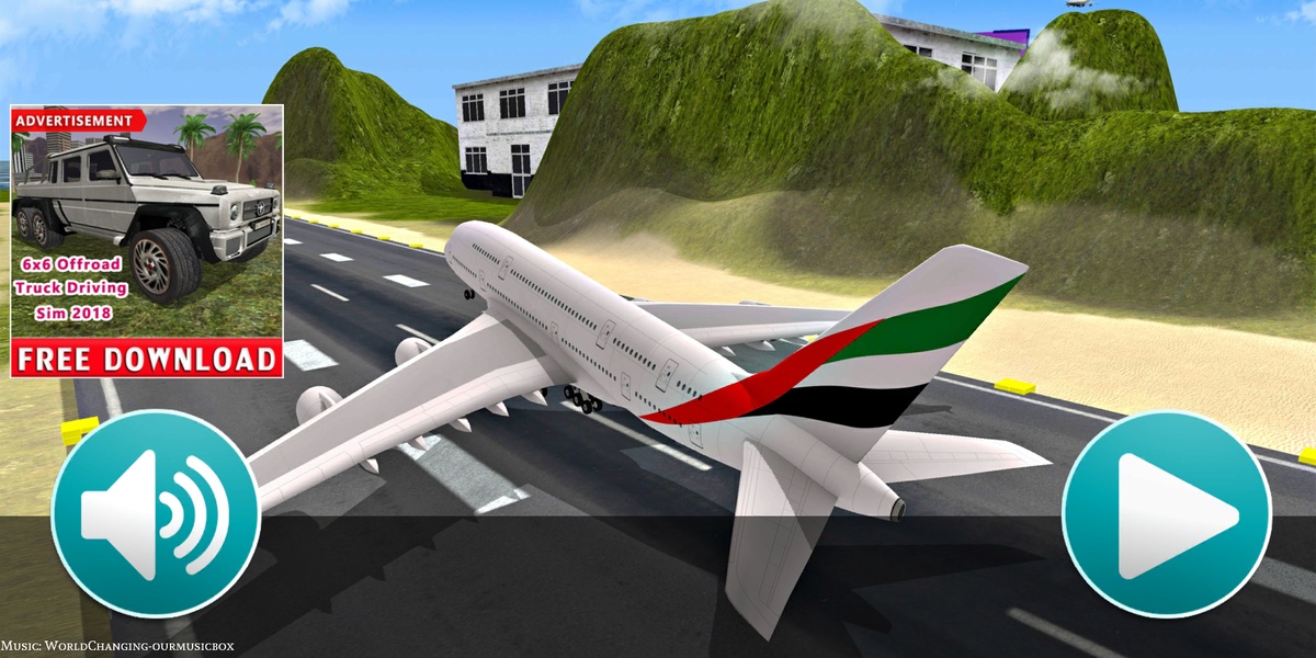 Airplane Fly 3D : Flight Plane Screenshot1