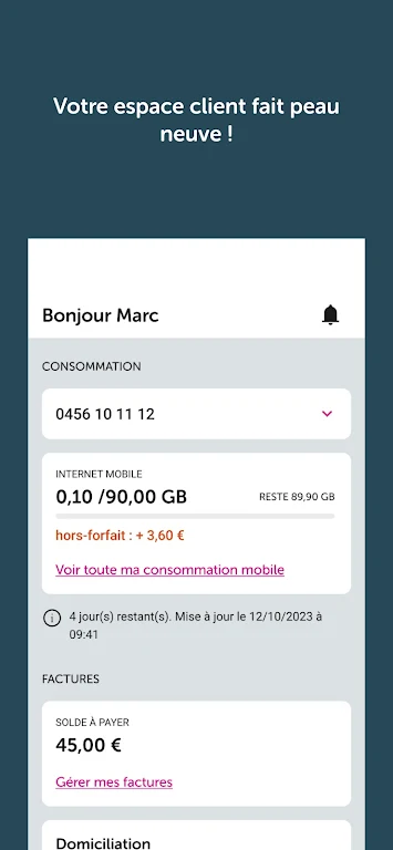 myVOO - Votre Espace Client Screenshot1