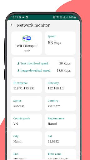 Speed test Wi-Fi & 3G, 5G, 4G Screenshot3