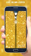 Glitter Zipper Lock Screen Screenshot1