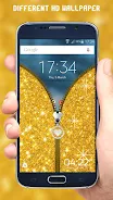 Glitter Zipper Lock Screen Screenshot2