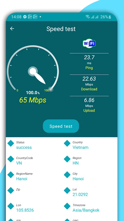 Speed Test Meter: WiFi, 5G, 4G Screenshot2