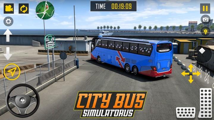 Modern Bus Coach Driving Games Screenshot5