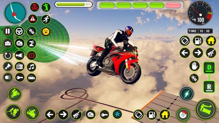 Mega Ramp Moto Stunt Bike Game Screenshot1