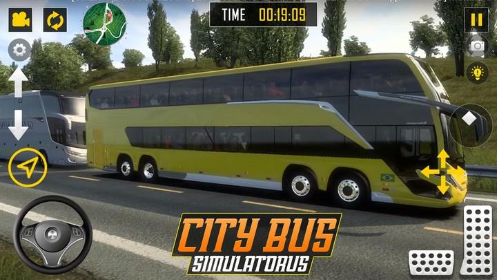 Modern Bus Coach Driving Games Screenshot3