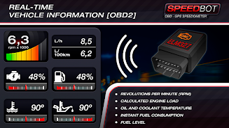 Speedbot. GPS/OBD2 Speedometer Screenshot7