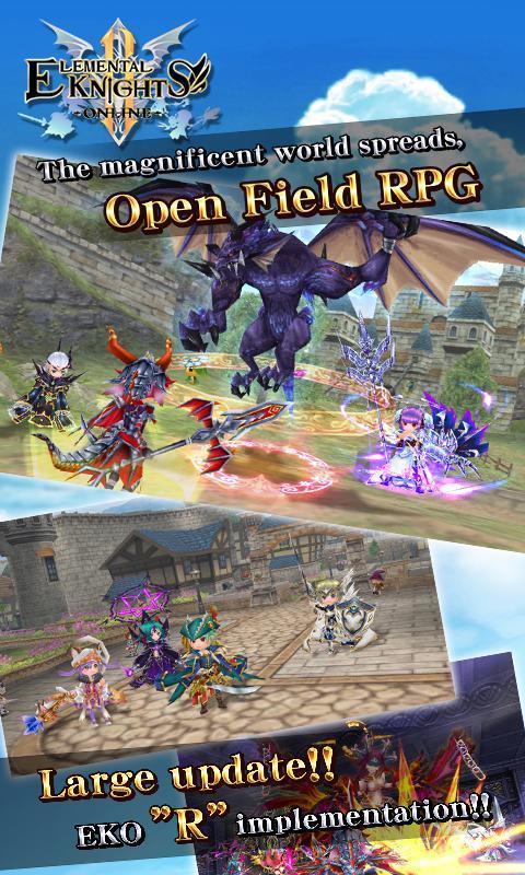 RPG Elemental Knights R (MMO) Screenshot1