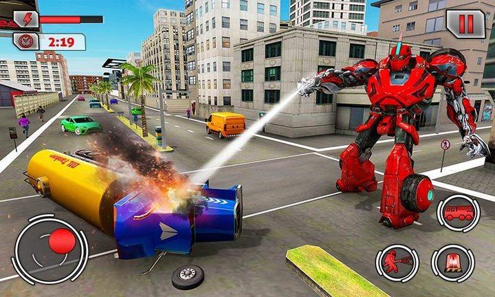 Fire Truck Games: Robot Games Screenshot3