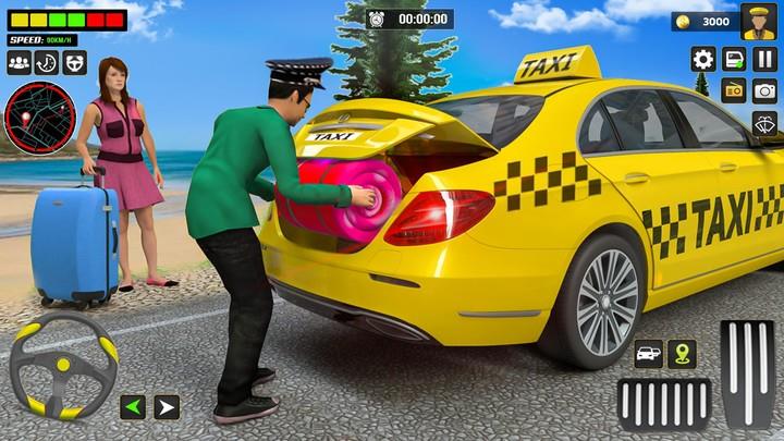 City Taxi Car Driver Taxi Game Screenshot2