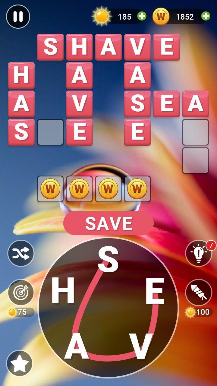 Word Cross Flower Garden Screenshot1