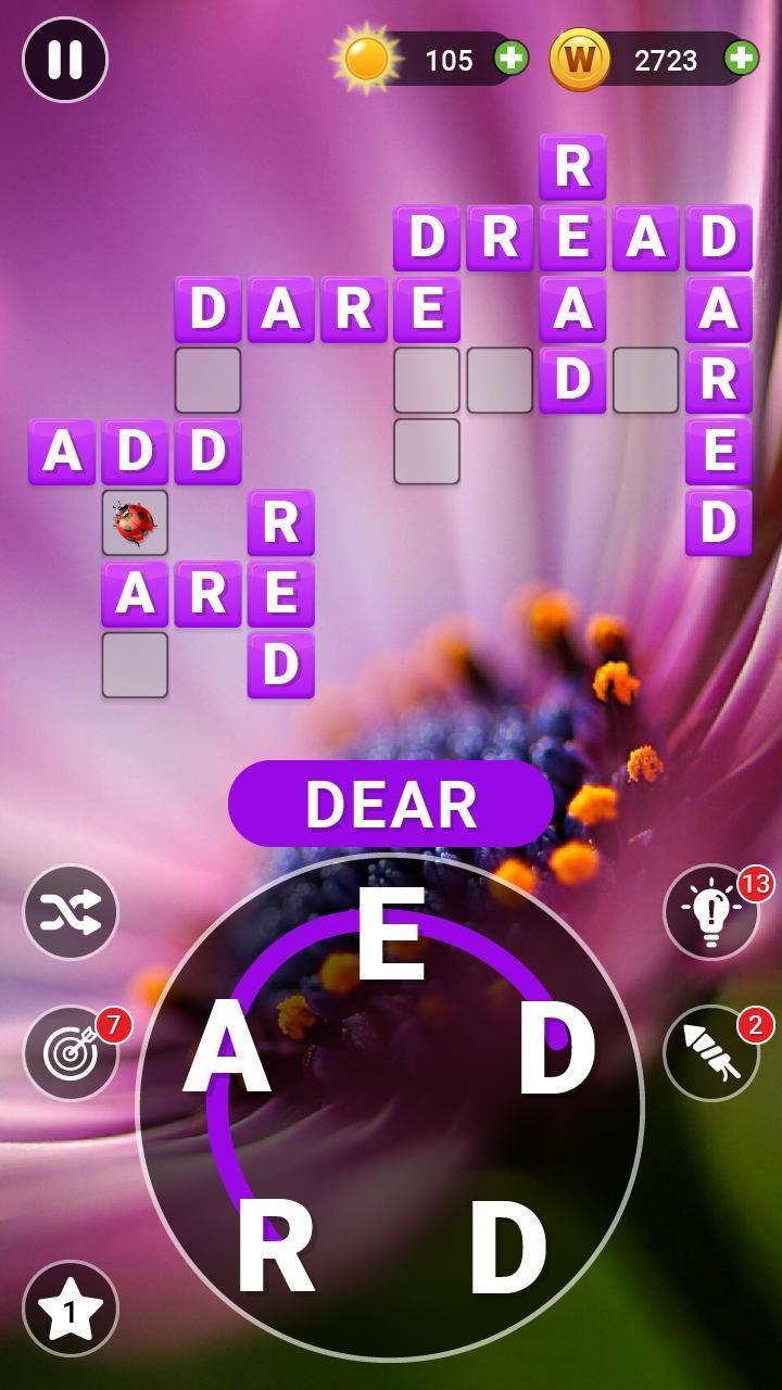 Word Cross Flower Garden Screenshot3