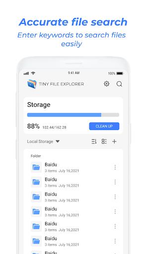 Tiny File Explorer & Cleaner Screenshot2