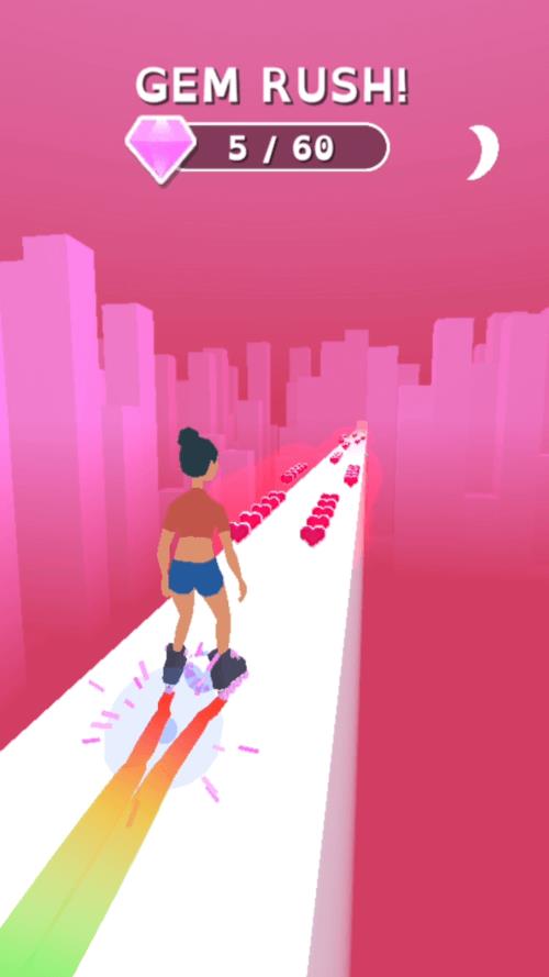 Sky Roller: Rainbow Skating Screenshot2