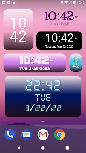 SD DigiClock Widget Screenshot1