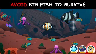 Hungry Ocean: Feed & Grow Fish Screenshot2