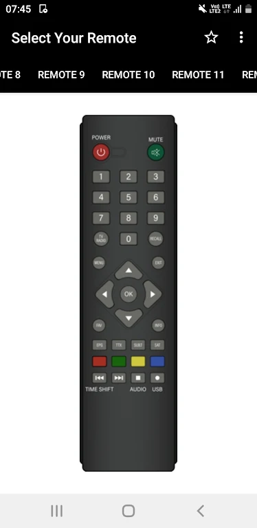 DD FreeDish Remote Control Screenshot3