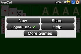 FreeCell Solitaire Screenshot1