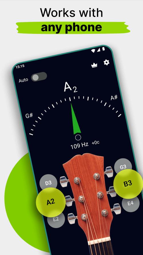 Guitar Tuner ZipoApps Screenshot1