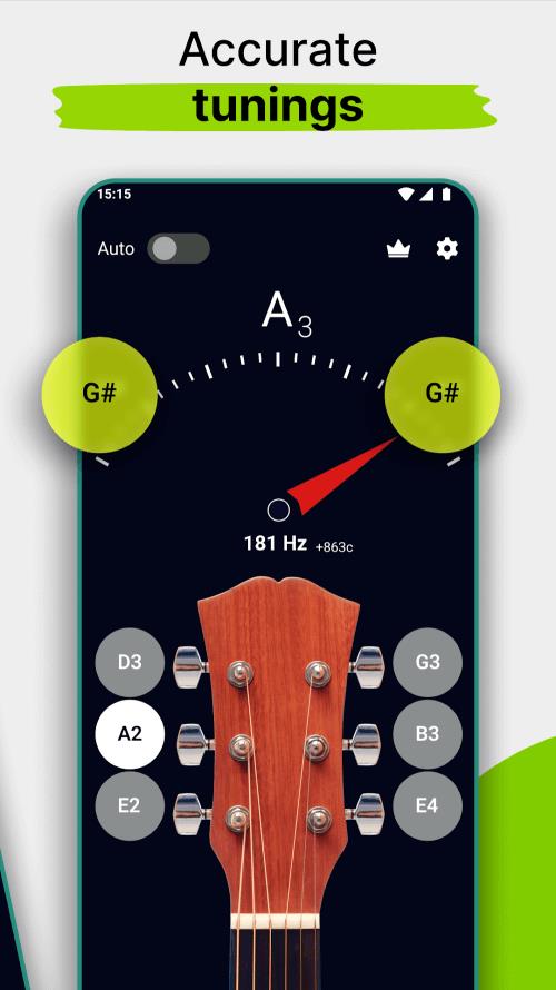 Guitar Tuner ZipoApps Screenshot2