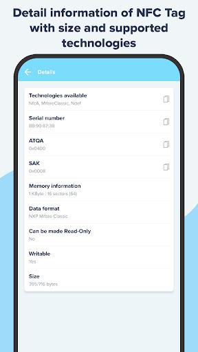 NFC Tag Writer & Reader Screenshot4