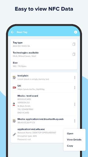 NFC Tag Writer & Reader Screenshot3