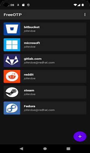 FreeOTP Authenticator Screenshot2