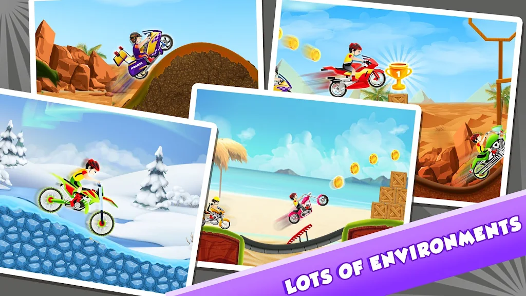 Bike Hill Racing Game For kids Screenshot4