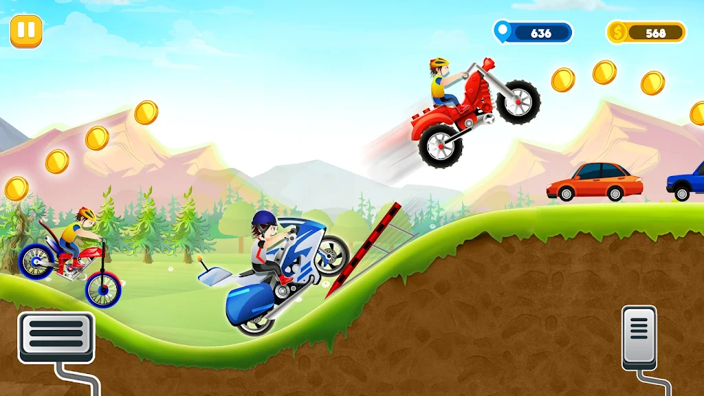 Bike Hill Racing Game For kids Screenshot3