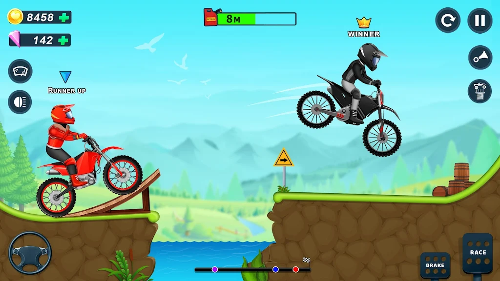 Bike Hill Racing Game For kids Screenshot1