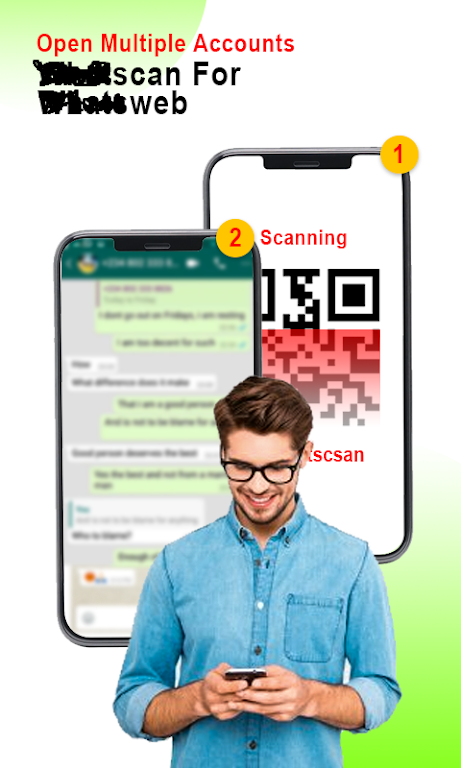 QR Web Scanner - Dual Accounts Screenshot3