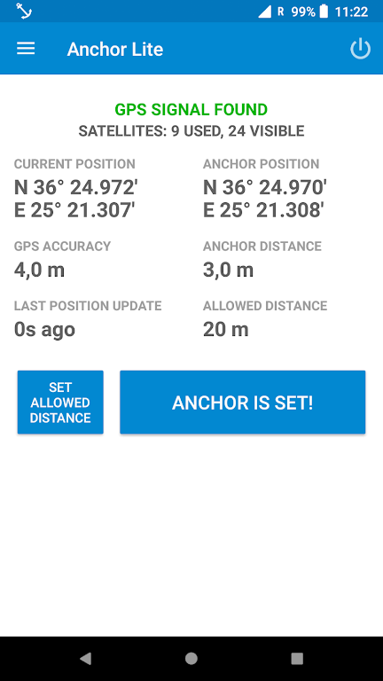 Anchor Watch / Alarm Screenshot2