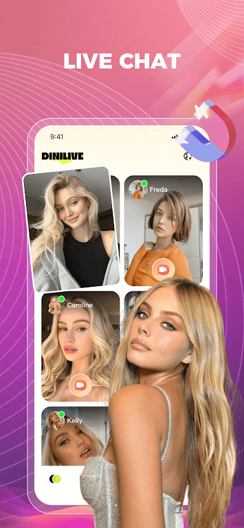 Dinilive-Online video Chat Screenshot1